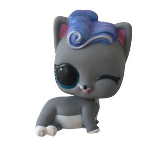 LOL Surprise Bubble Surprise Captain Kitty Cat Gray Kitten Blue Hair Replacement